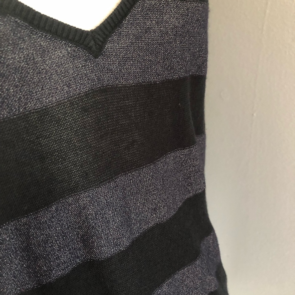 Free People Black Grey Metallic Sweater Small - Picture 6 of 6